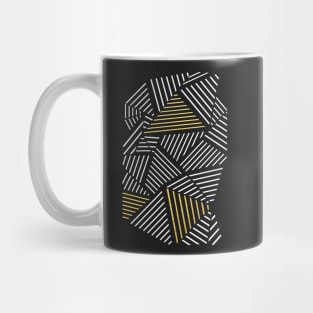 Ab Linear Black Gold New Mug
